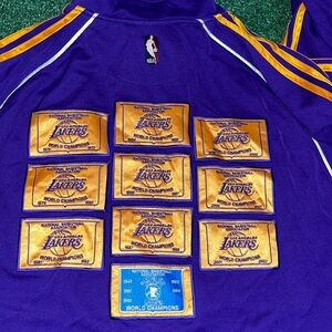 - Vintage Lakers Championship Track jacket